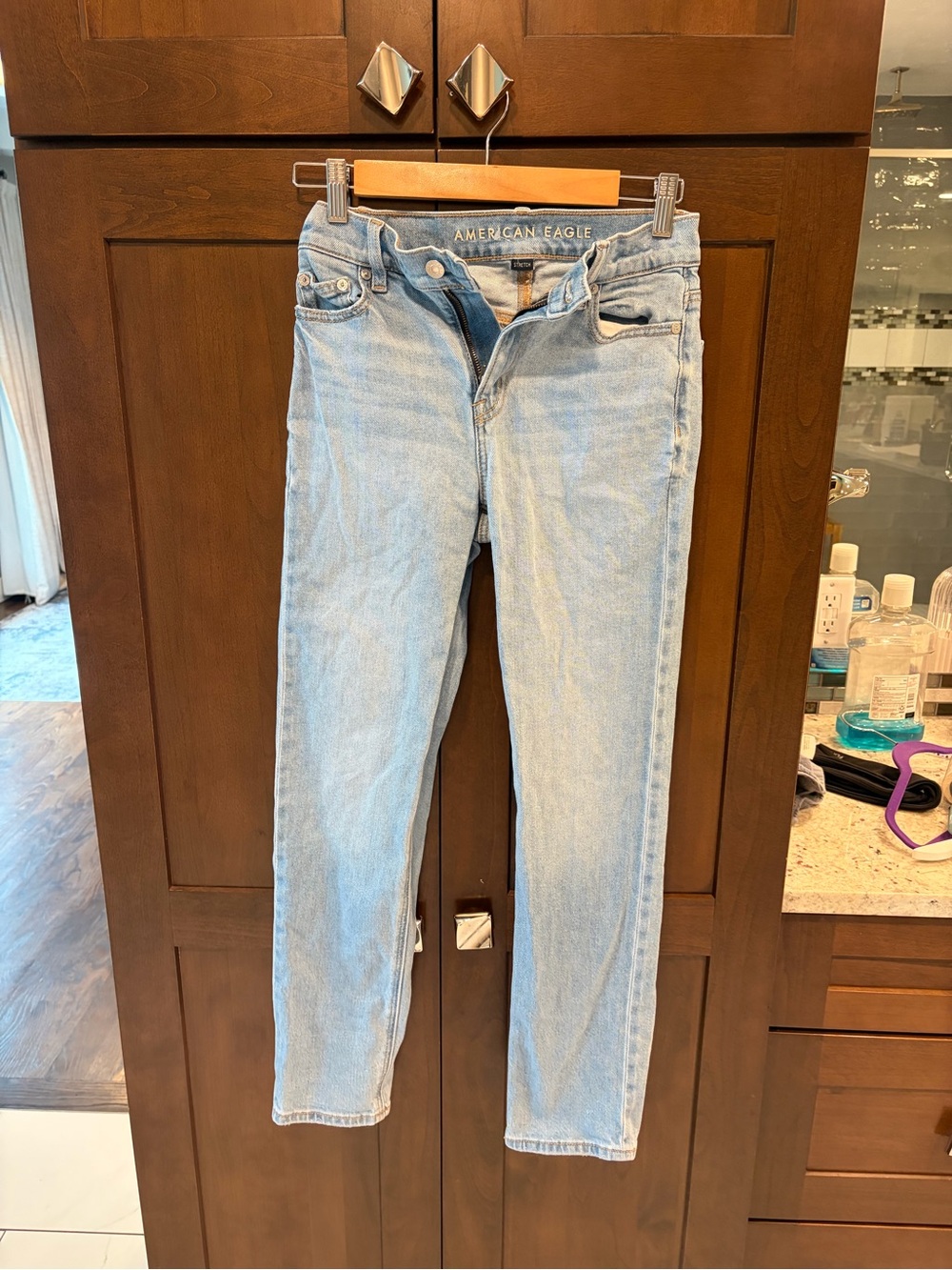 American Eagle Outfitters Light Blue Skinny Jeans